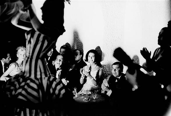 Group Of People Photograph - The Countess Of Quintanilla At El Duende by Henry Clarke