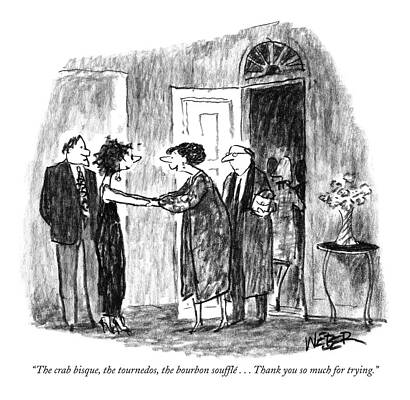 Dinner Party Farewell Drawing