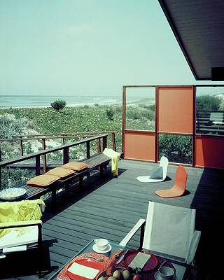California Wall Art featuring the photograph The Deck Of A Beach House by George De Gennaro