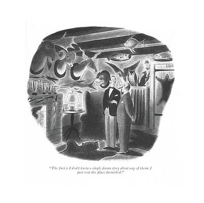 Wildlife Drawing - The Fact Is I Don't Know A Single Damn Story by Richard Taylor