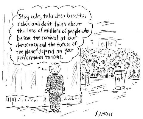 Backstage Before the Big Speech Wall Art