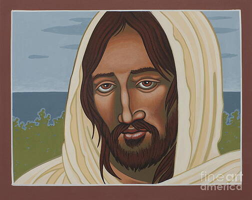 Serene Portrait of Jesus Wall Art