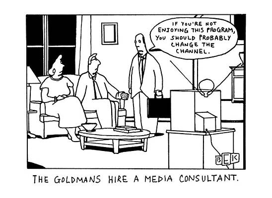 The Goldmans Hire a Media Consultant Drawing