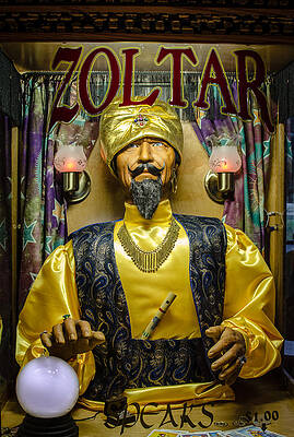 Natural Photograph - The Great Zoltar by David Morefield