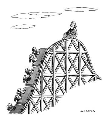 Roller Coaster with Philosopher Wall Art