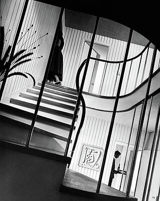 Mid-Century Modern Staircase Photograph