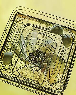 Wall Art featuring the photograph The Inside Of A Hotpoint Dishwasher by Herbert Matter