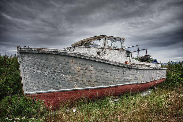 Boat Wall Art featuring the photograph The Lost Fleet Run Aground by Ghostwinds Photography