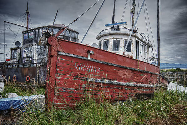 Boat Wall Art featuring the photograph The Lost Fleet Virginis by Ghostwinds Photography