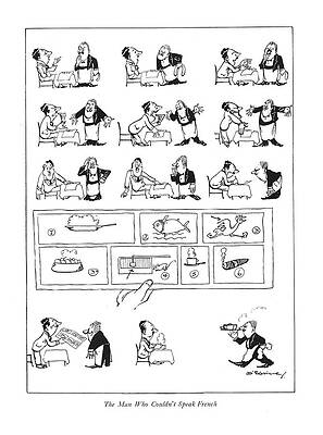 The Man Who Couldn't Speak French Drawing