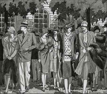 Nineteenth Century Wall Art featuring the digital art The Meadow Brook Club After A Polo Match by Pierre Mourgue