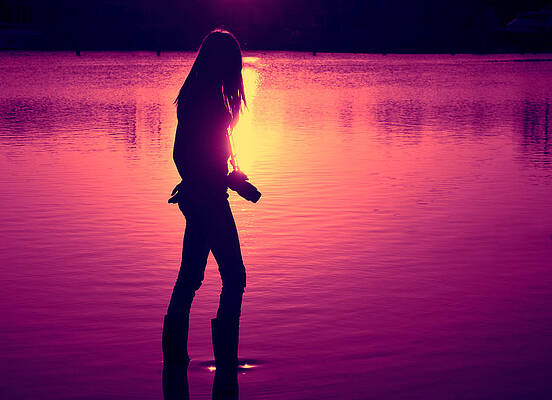 Serene Wall Art featuring the photograph The Photographer by Laura Fasulo