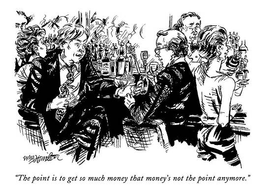 Lively Conversation at the Bar Wall Art