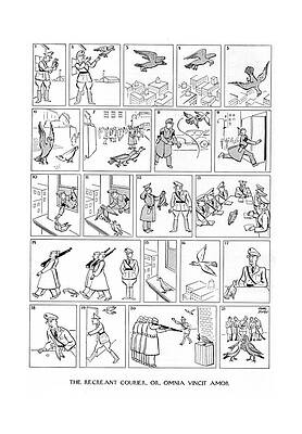 Lover Drawing - The Recreant Courier by Carl Rose