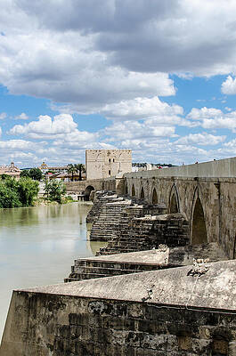 Architecture Photograph - The Roman Bridge Of Cordoba by AM FineArtPrints