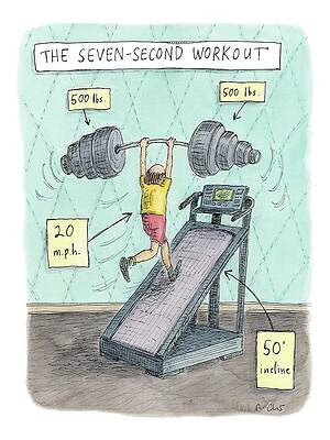 The Seven-Second Workout Gag Drawing