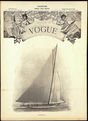 Vintage Vogue Yachting Cover Wall Art