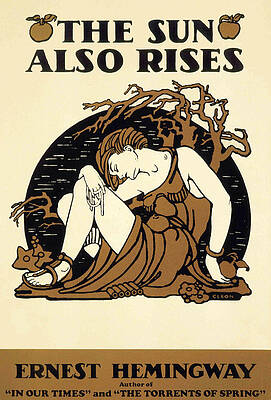 The Sun Also Rises Book Cover Digital Art