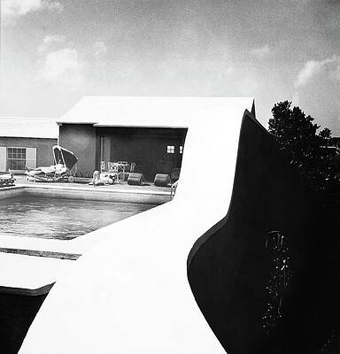 The Backyard Pool of Robert Bacon Photograph