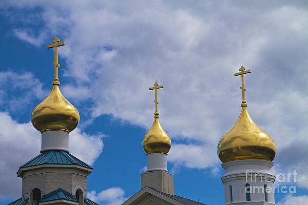 Sky Wall Art featuring the photograph The Three Crosses by William Norton
