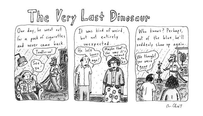 The Very Last Dinosaur Comic Wall Art