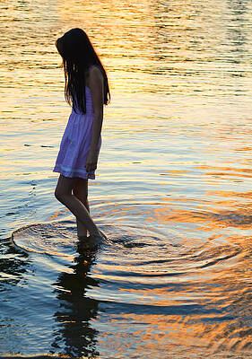 Moody Wall Art featuring the photograph The Wanderer by Laura Fasulo