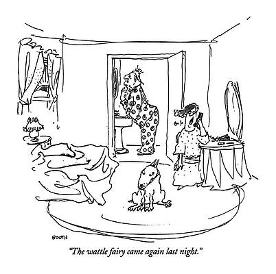 Humorous Morning Routine Sketch Drawing