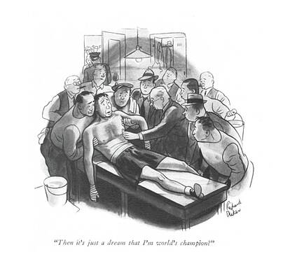 Round Drawing - Then It's Just A Dream That I'm World's Champion? by Richard Decker