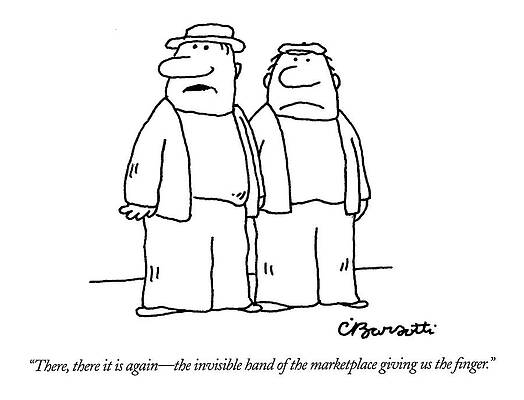 The Invisible Hand of the Marketplace Wall Art