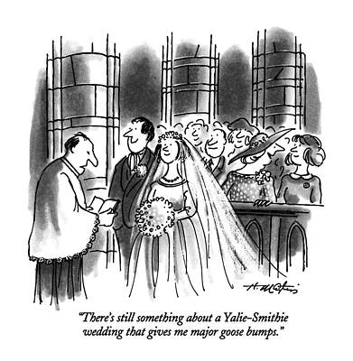 Cartoon Wedding Ceremony Drawing