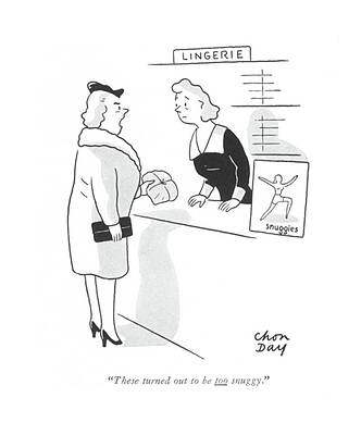 Sexy Drawing - These Turned Out To Be Too Snuggy by Chon Day