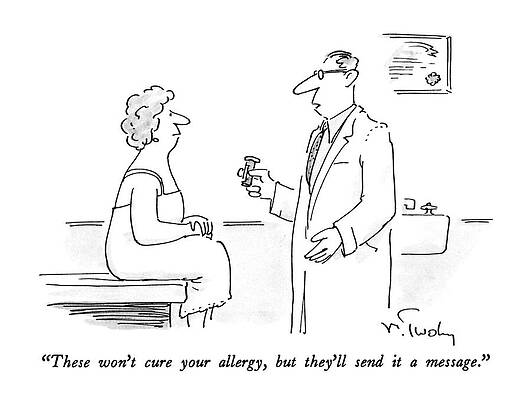 Doctor's Humorous Consultation Drawing