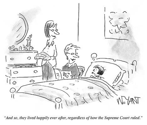 Childhood Drawing - They Lived Happily by Christopher Weyant