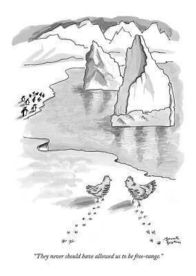 Background Drawing - They Never Should Have Allowed by Benita Epstein