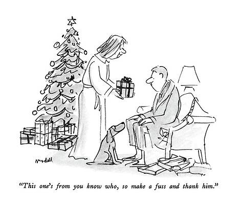 Christmas Morning Gift Exchange Wall Art