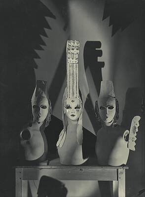 Surreal Mannequin Trio with Shadows Wall Art