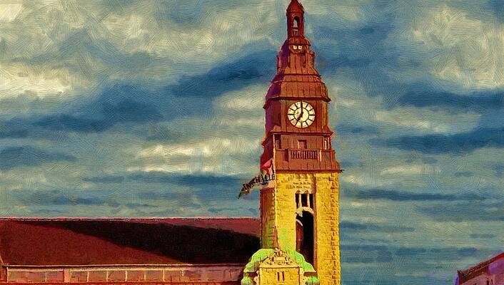 Wall Art featuring the painting Time To Go by Jeffrey Kolker