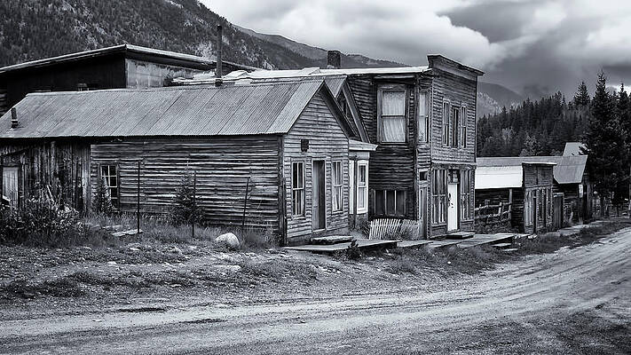 Colorado Photograph - Tin Cup Main Street by Ghostwinds Photography