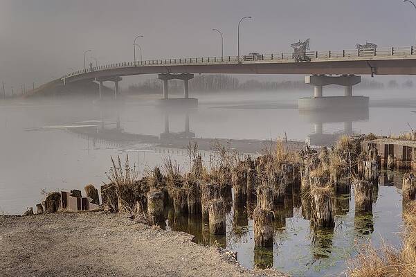 Wall Art featuring the photograph To The Island by Linda Ryma