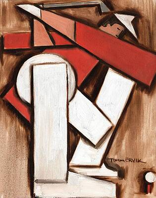 Abstract Geometric Composition Painting