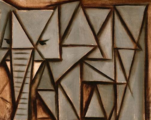 Geometric Elephant Design Painting