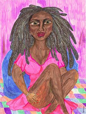 Woman Wall Art featuring the painting Too Old For Your Crap by Stacey Torres