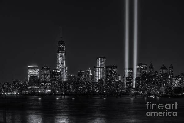 Wall Art featuring the photograph Tribute In Light XVIII by Clarence Holmes