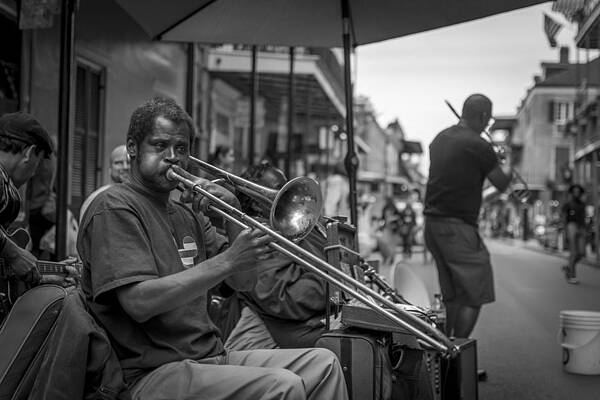 Musician Wall Art featuring the photograph Trombone In New Orleans 2 by David Morefield