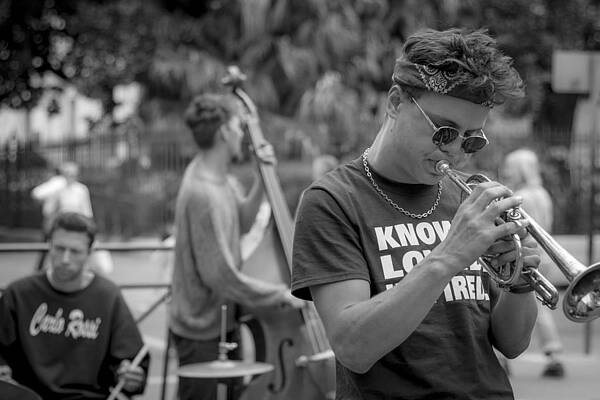 Musician Wall Art featuring the photograph Trumpet In The Big Easy by David Morefield