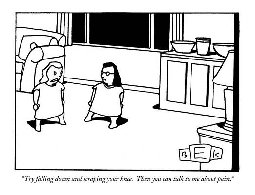 Two Kids in a Living Room Drawing