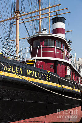 Wall Art featuring the photograph Tugboat Helen McAllister by Clarence Holmes