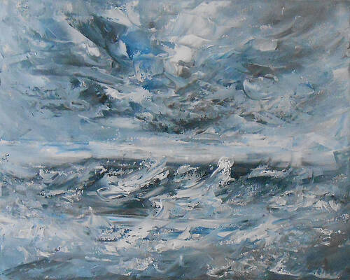Sky Painting - Turbulence by Jane See