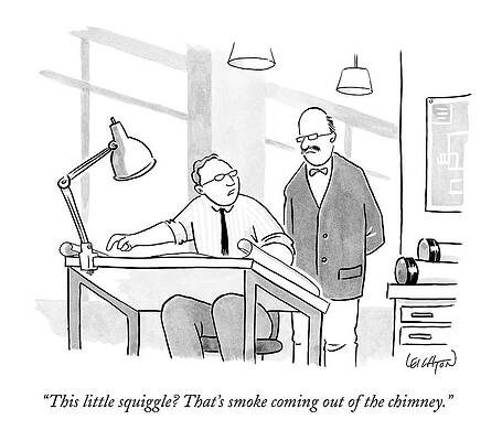 Architect Discussing Drawing with Manager Drawing