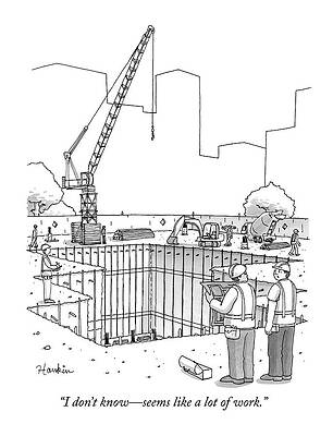 Construction Site Cartoon Drawing